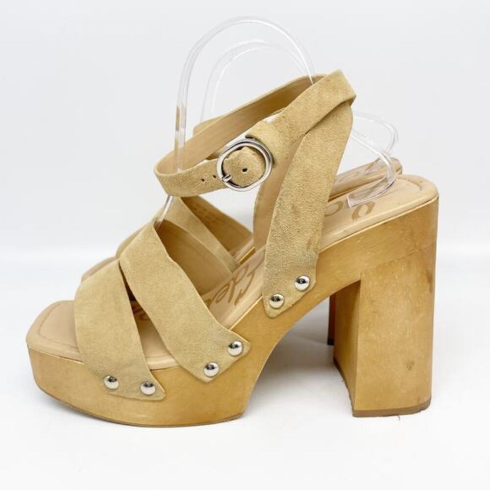 Sam Edelman Women's Rosalind Strappy Platform Sandals‎ Tan Size 9.5M - Picture 6 of 14